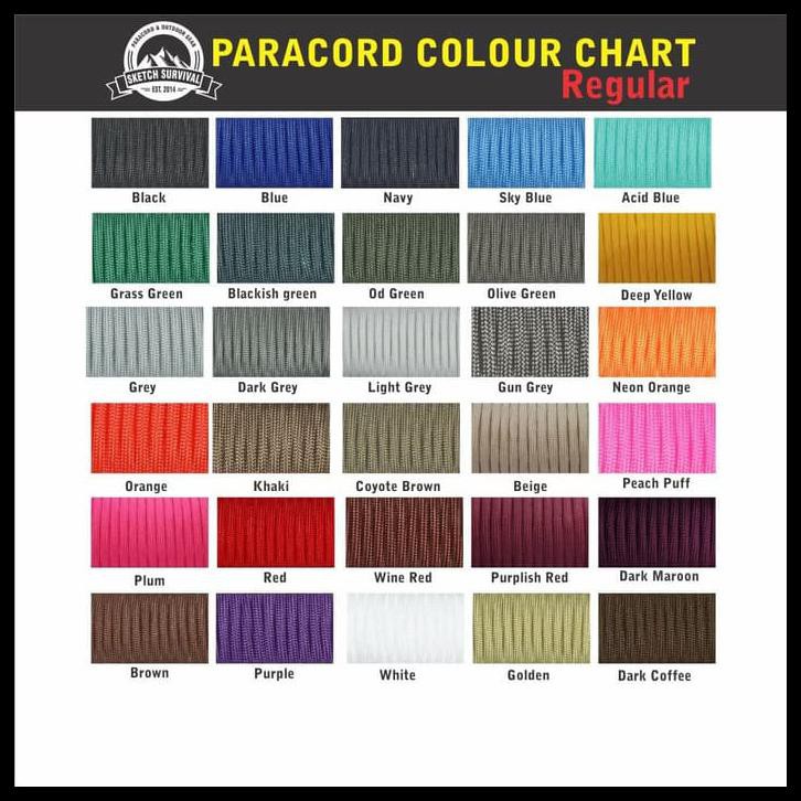 

TALI PARACORD 4MM -- 1 ROLL FREE ONGKIR