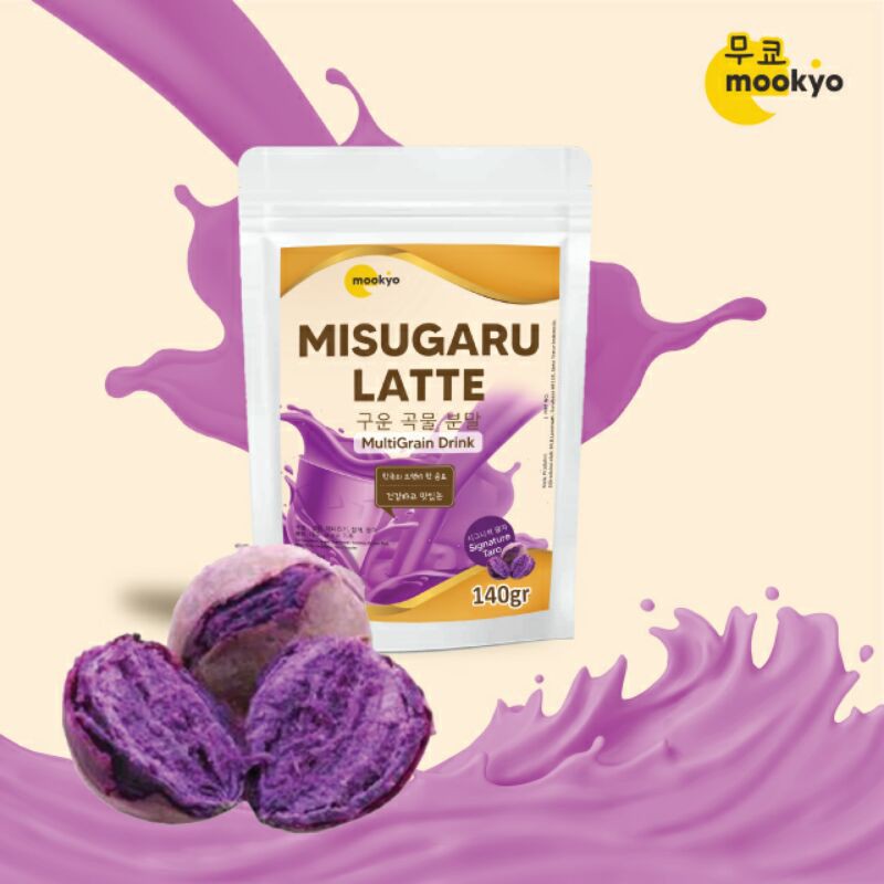 

MOOKYO MISUGARU LATTE KOREAN DRINK RASA TARO ORIGINAL TERMURAH