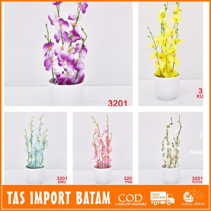 TIB / COD P3201( 1 KILO BISA 20 PCS ) BUNGA ANGRET / BUNGA PLASTIK/BUNGA DEKORASI-4