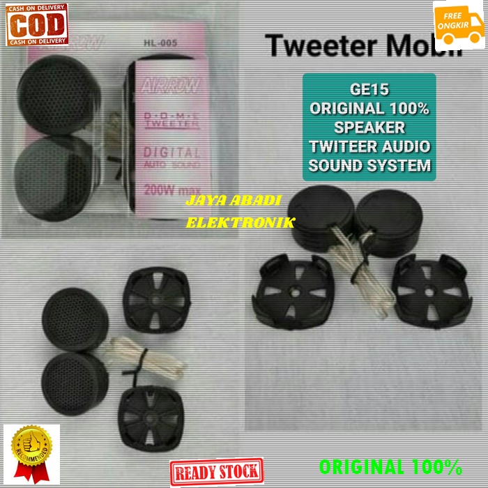 G15 ORIGINAL SPEAKER MINI SUPER COBRA SPIKER SPEKER TWEETER TWITER PIEZOO PASIF SPK TREBEL SOUND SIS