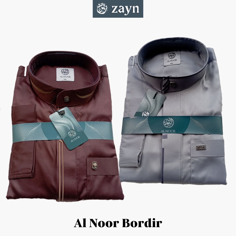 Jubah Al Noor bordir SIAP KIRIM