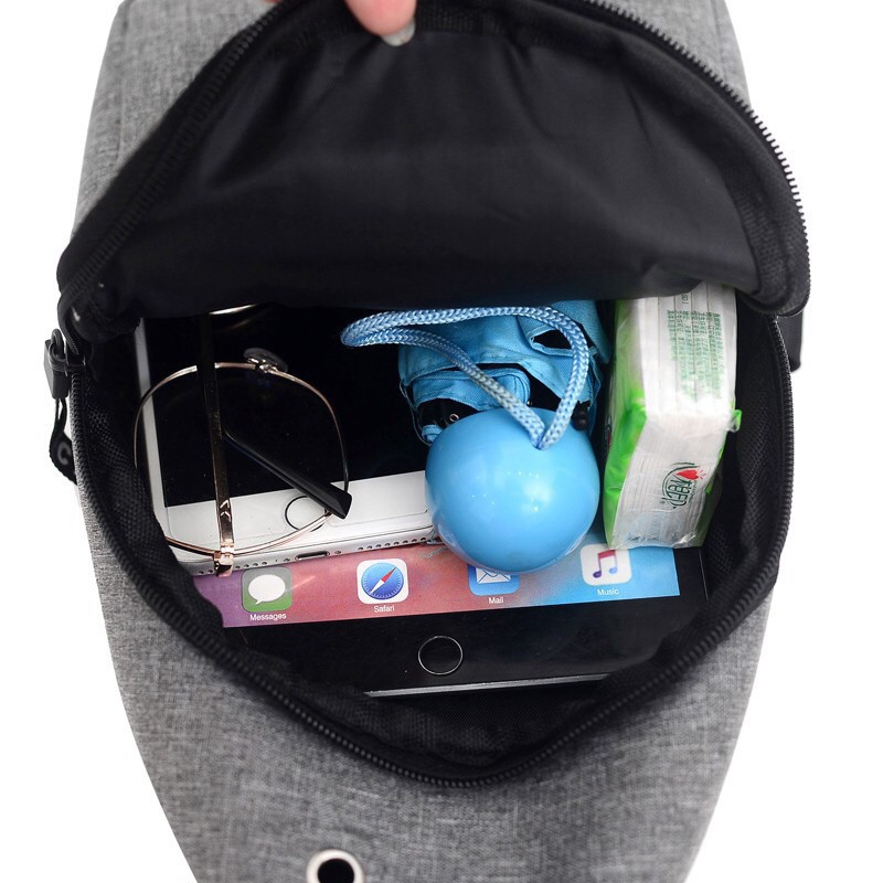 JOS0010 Tas Selempang Fashion Pria / Tas Bahu Pria / Shoulder Bag / Ada Lubang Headset &amp; USB