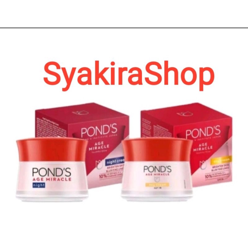 Pond's AGE MIRACLE 10gr DAY Cream &amp; Night Cream