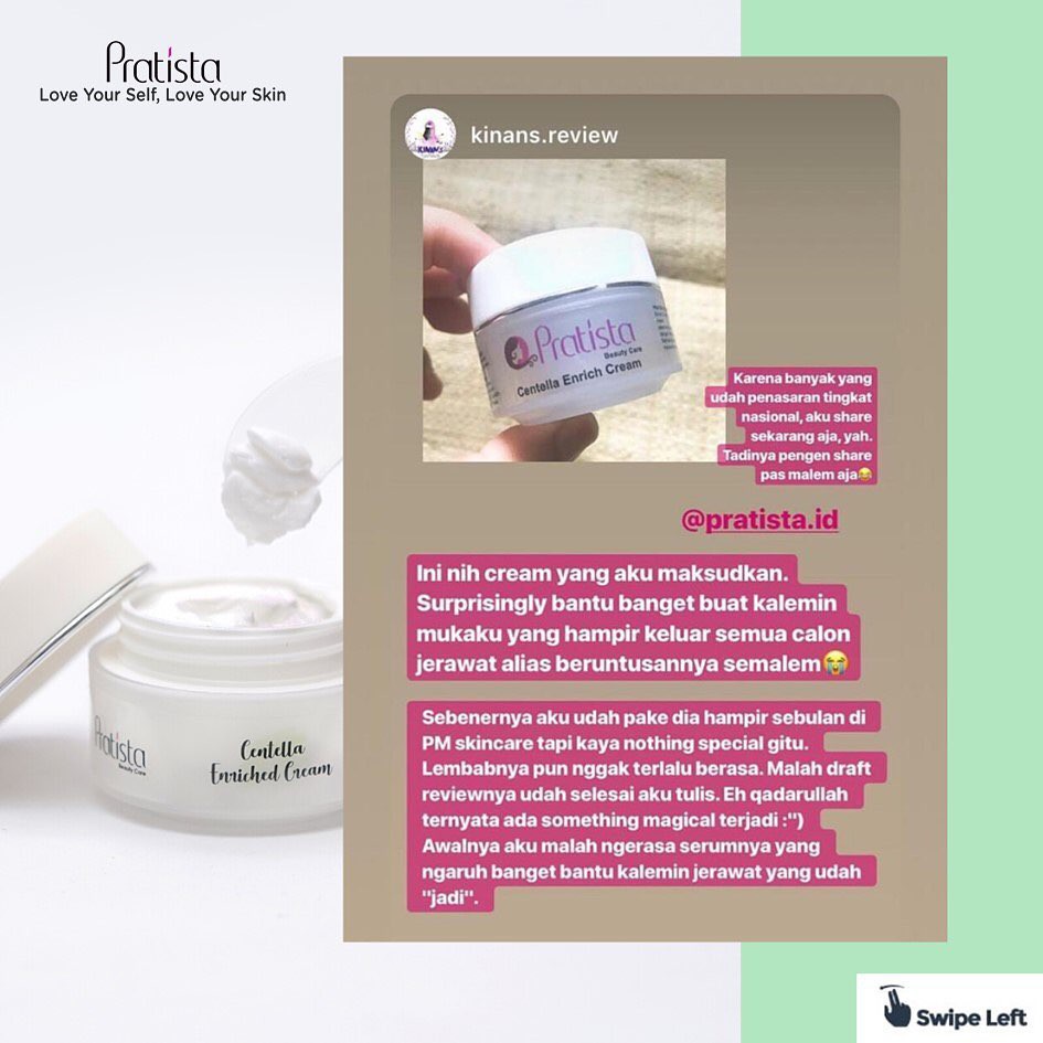 Pratista Centella Enrich Cream Cream Khusus Penghilang Bopeng Scar Bekas Jerawat Atau Cacar Shopee Indonesia