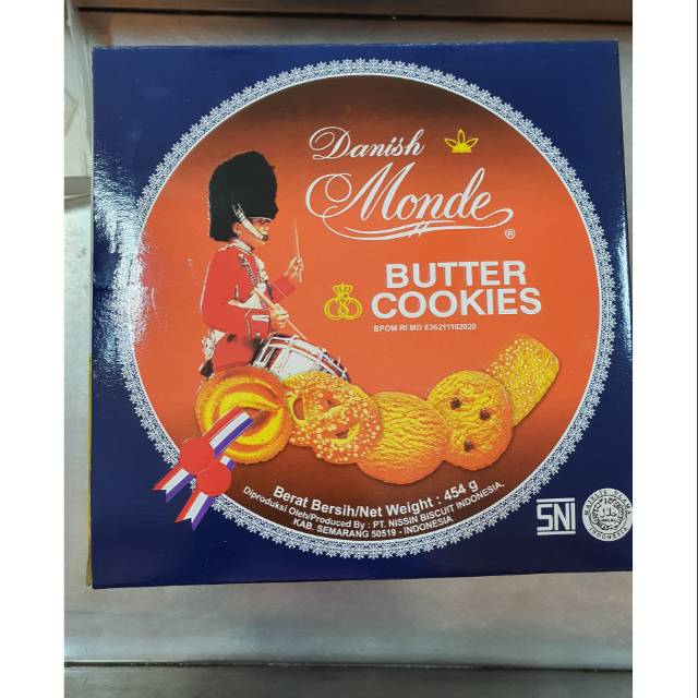 

Danish Monde Butter Cookies 454gr