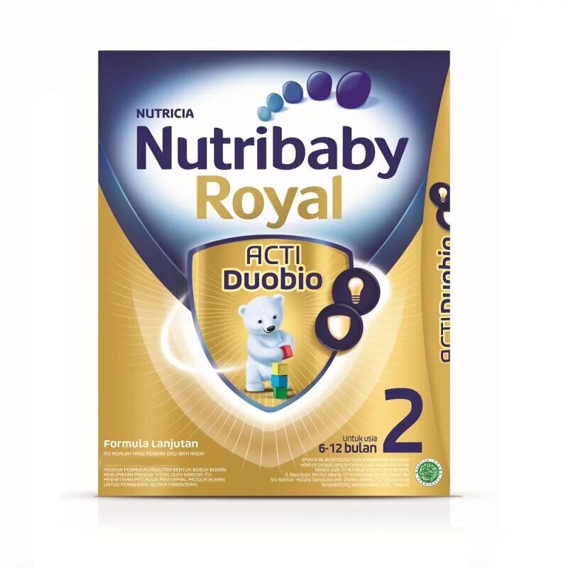 

SUSU NUTRIBABY ROYAL 2 6-12 BULAN 400 GR