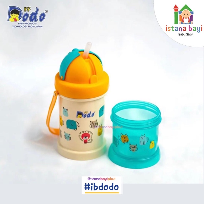 Dodo 2in1 Drink and Snack Cup - Botol Minum anak 2 in 1