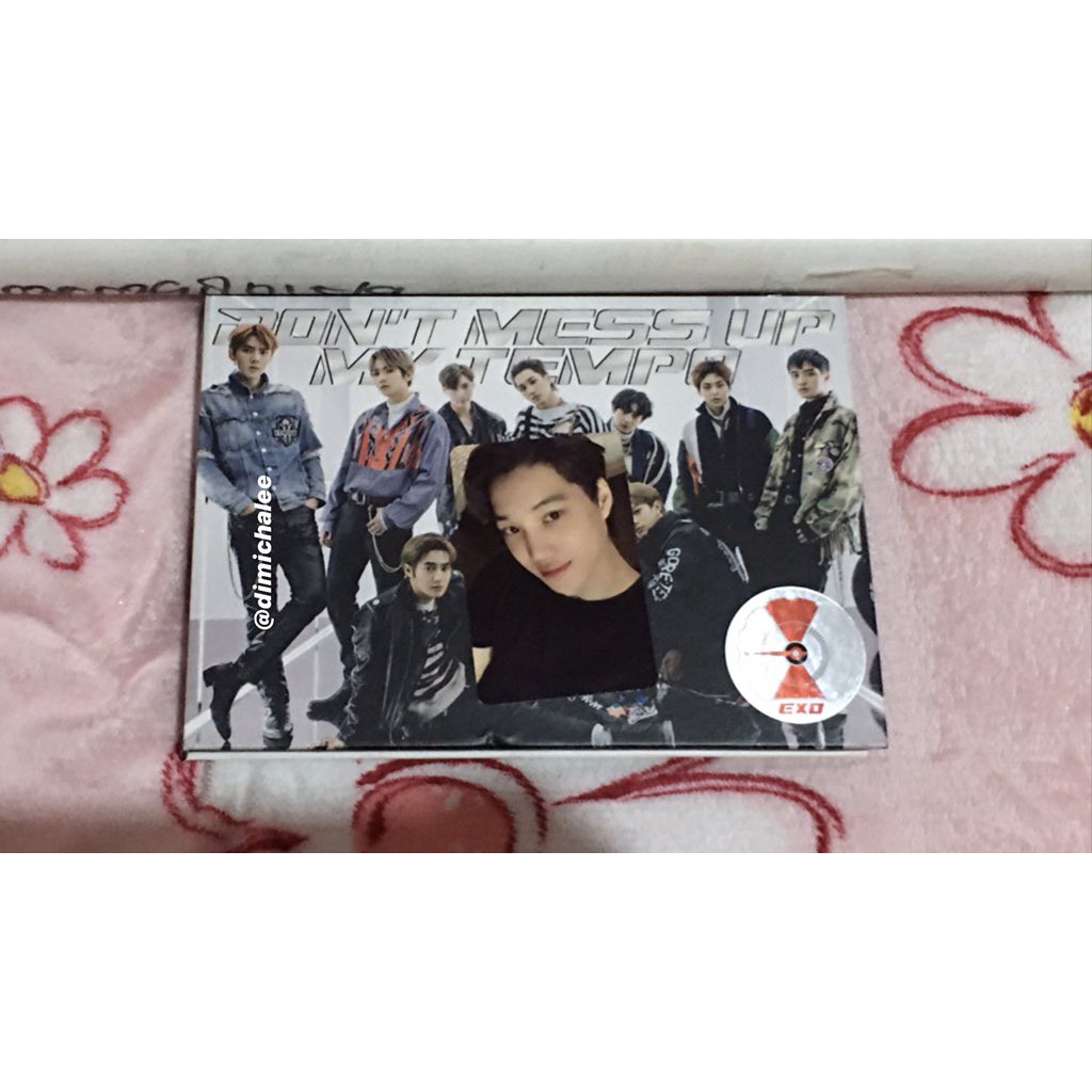 ALBUM, POSTER KYUNGSOO (D.O), PHOTOCARD KAI EXO DON'T MESS UP MY TEMPO