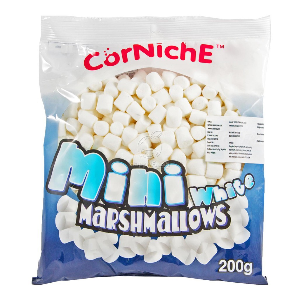 

CORNICHE SNOW WHITE MINI MARSHMALLOW 200 GR