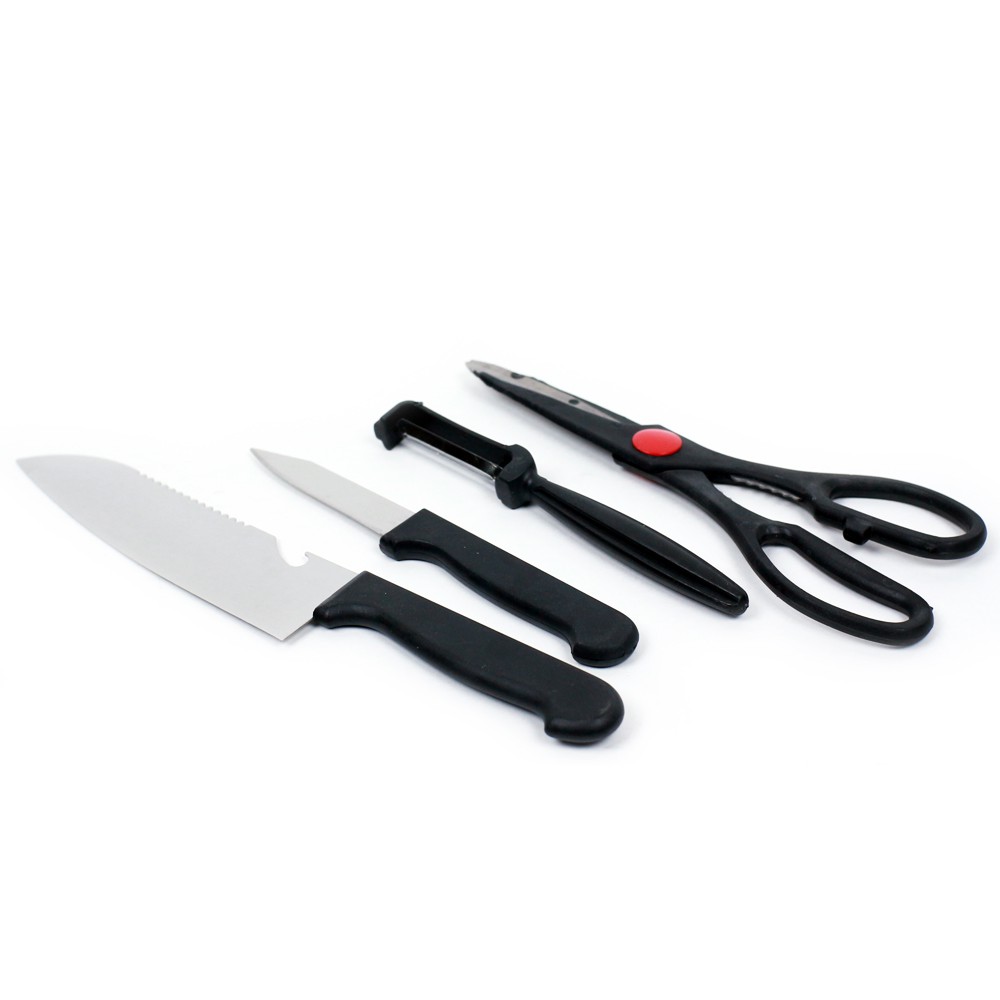 Pisau Set Dapur 4in1 -  Kitchen Knife Set J9