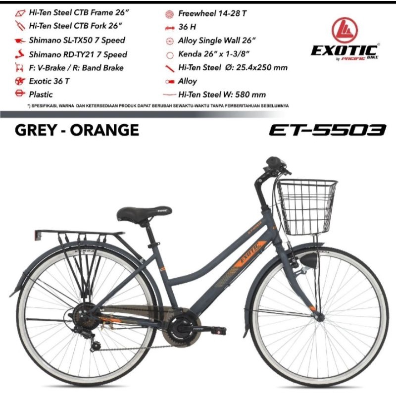 Sepeda Mini 26 Inch  CTB STEEL ET-5503 EXOTIC