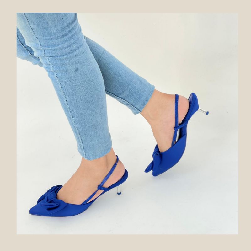 Sepatu zara wanita heels 5cm import