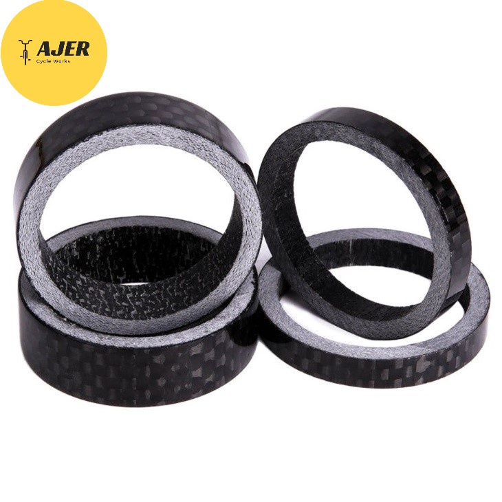 Ring Spacer fork headset Carbon / Alloy stem OS oversize Sepeda Alumunium CNC