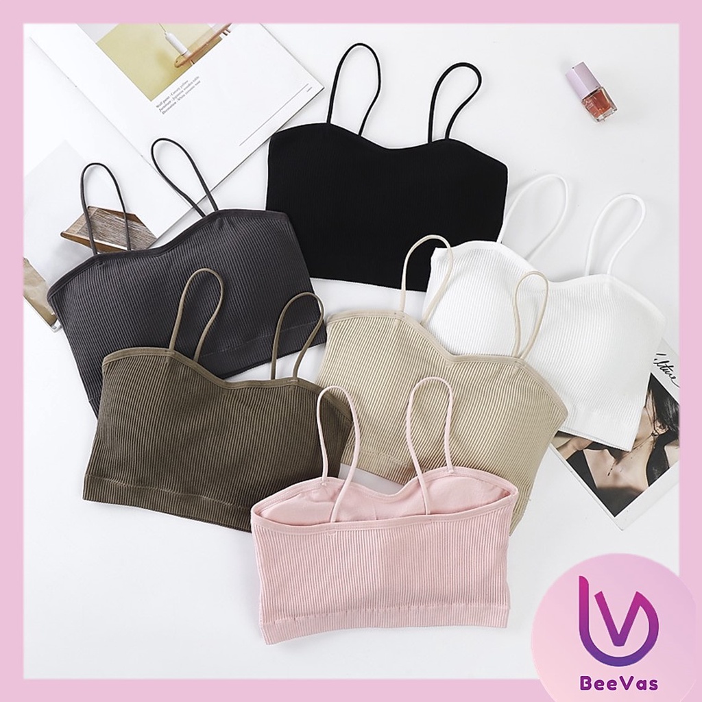 BV.ID BR708 BRA BH WANITA TANPA KAWAT BAHAN HALUS PAKAIAN WANITA FASHION BRA PANTAI