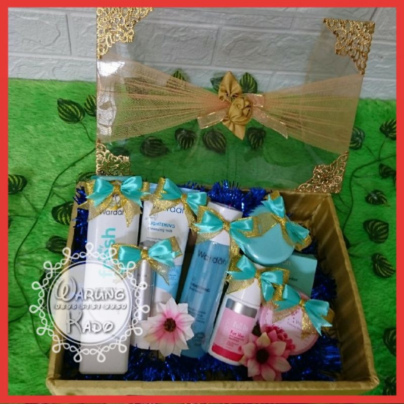 ❤HANTARAN SESERAHAN MAHAR PERNIKAHAN PERLENGKAPAN MANDI WARDAH ORIGINAL