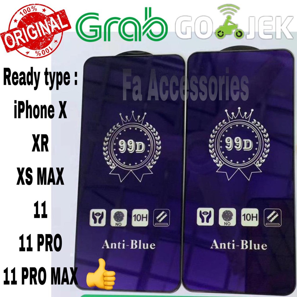 Tempered Glass Bluray Anti Blue Light Full 10D 99D Iphone X XR XS MAX 11 11PRO 11PRO 12 12MINI 12PRO 12PROMAX 13 13MINI 13PRO 13PROMAX MAX pro max