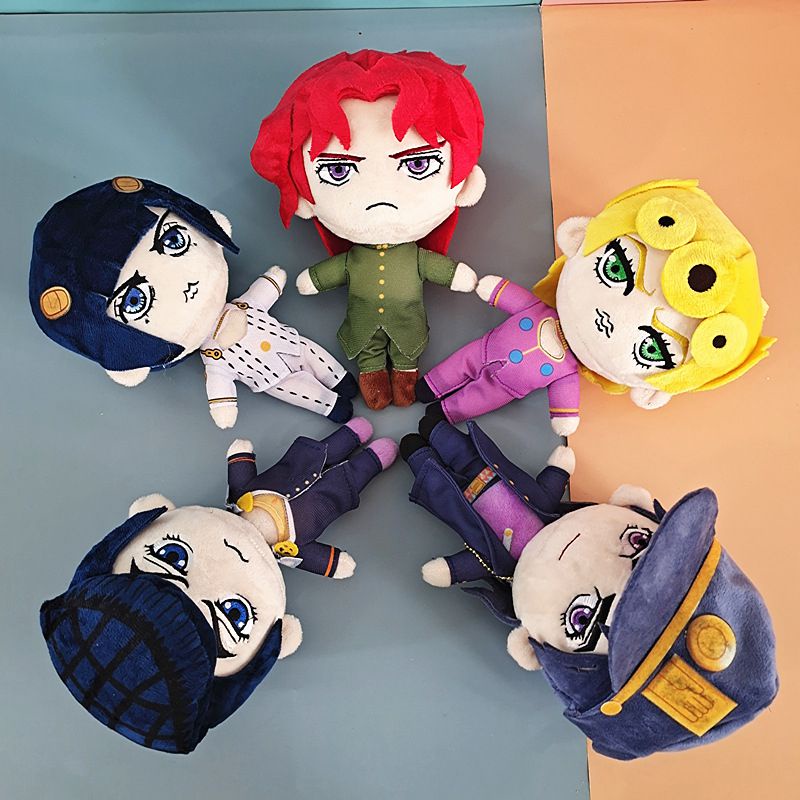 20CM Mainan JoJo's Bizarre Adventure Golden Wind Plush Doll Stardust Crusaders Dio Brando Boneka