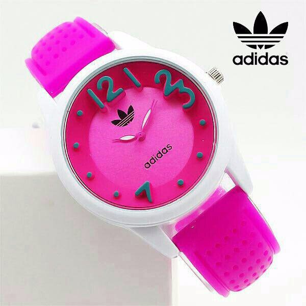Jam Tangan Adidas Wanita | Jam Tangan Wanita / Cewek Adidas Ladies Rubber Pink B_SWH