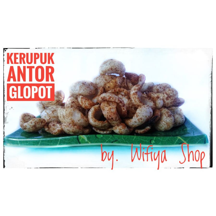 

kerupuk antor glopot khas tegal 250 gram