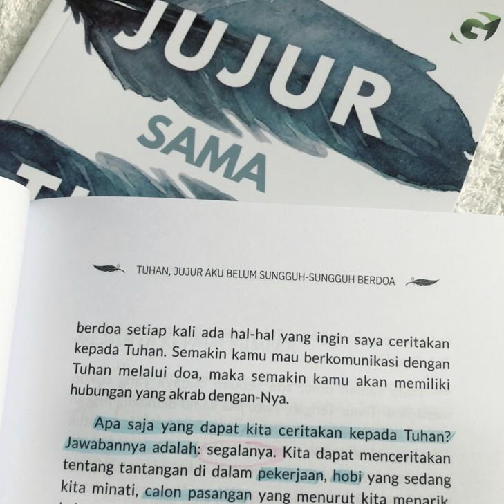 Buku Jujur Sama Tuhan - Buku Revy Halim (Buku Rohani Kristen) "AUD. 732253"