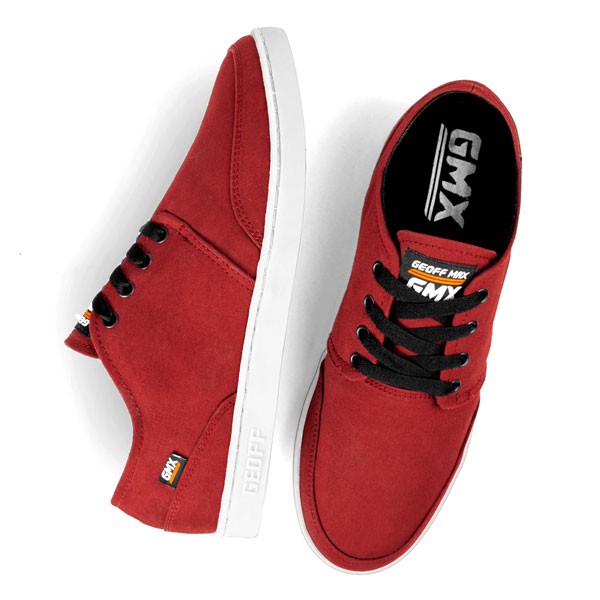Sepatu GMX Geoff Max Authentic Maroon White