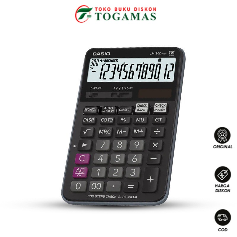 

READY !! KALKULATOR CALCULATOR JJ-120D PLUS CASIO