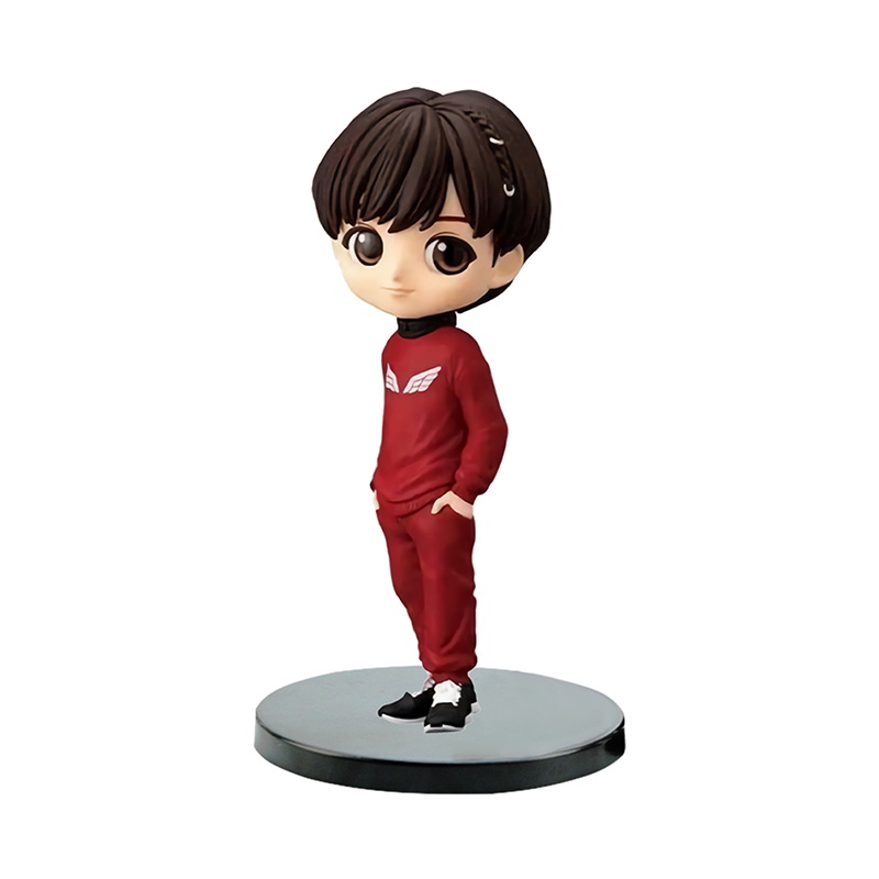 7pcs Mainan Boneka Action Figure KPOP Kawaii Star TOP Group Bangtan Boys Bahan PVC Ukuran 15cm Untuk Hadiah