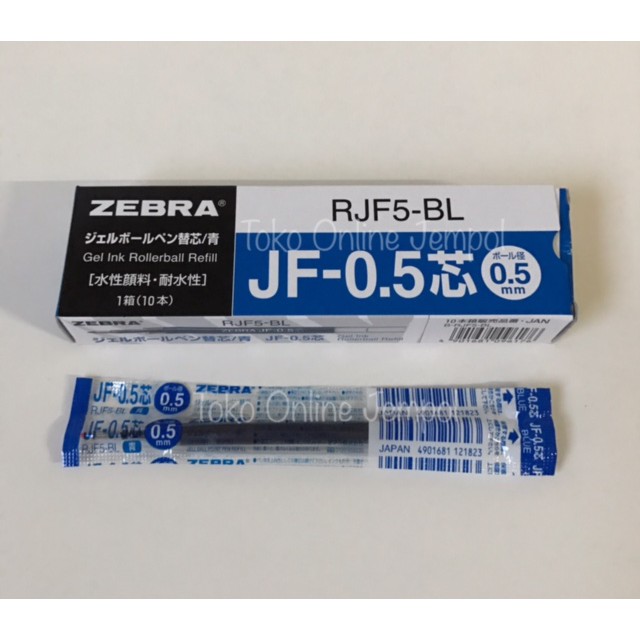 

tinta isi ulang sarasa biru RJF5-BL BIRU 0.5 mm isi pen sarasa refill zebra JF 0,5 blue ATK0323SR