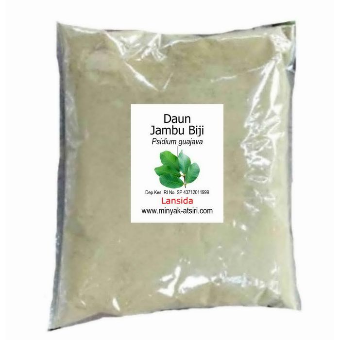 

Bubuk Daun Jambu Biji 500 g Serbuk Murni Simplisia Psidium guajava Murah
