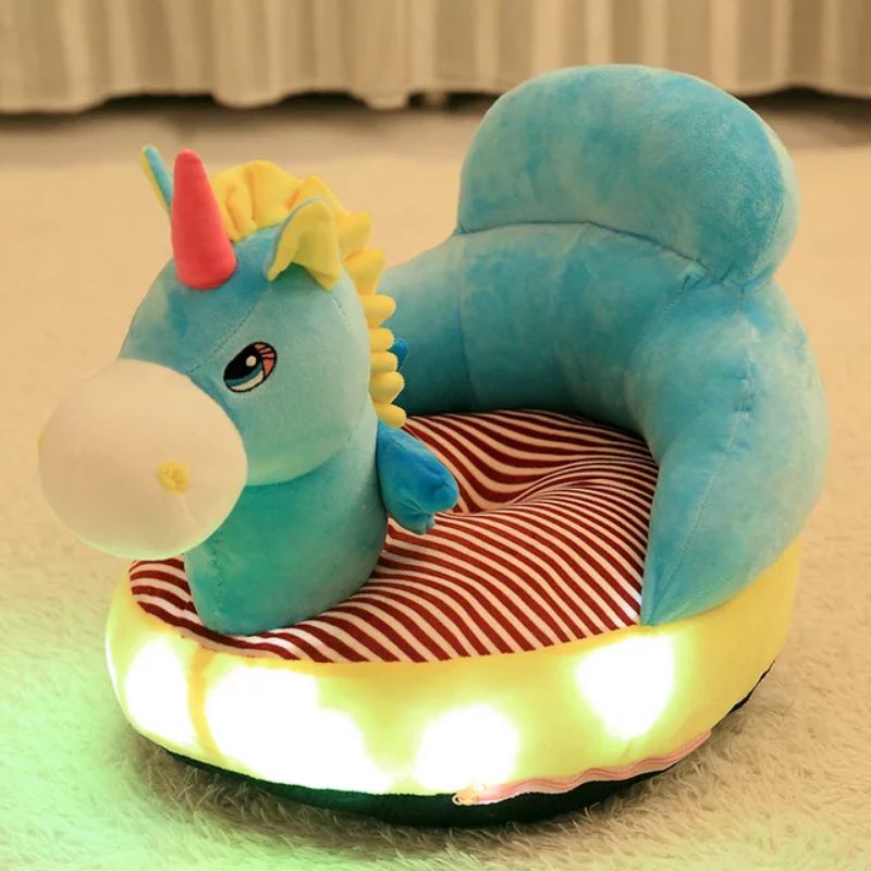 Kursi Sofa Bayi lampu LED musik Super Cute Original Soft