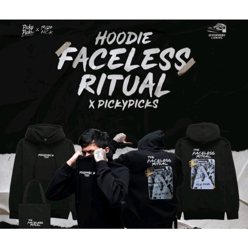 Hoodie roughneck the faceless ritual/roughneck x picky picks/Hoodie roughneck/Hoodie original