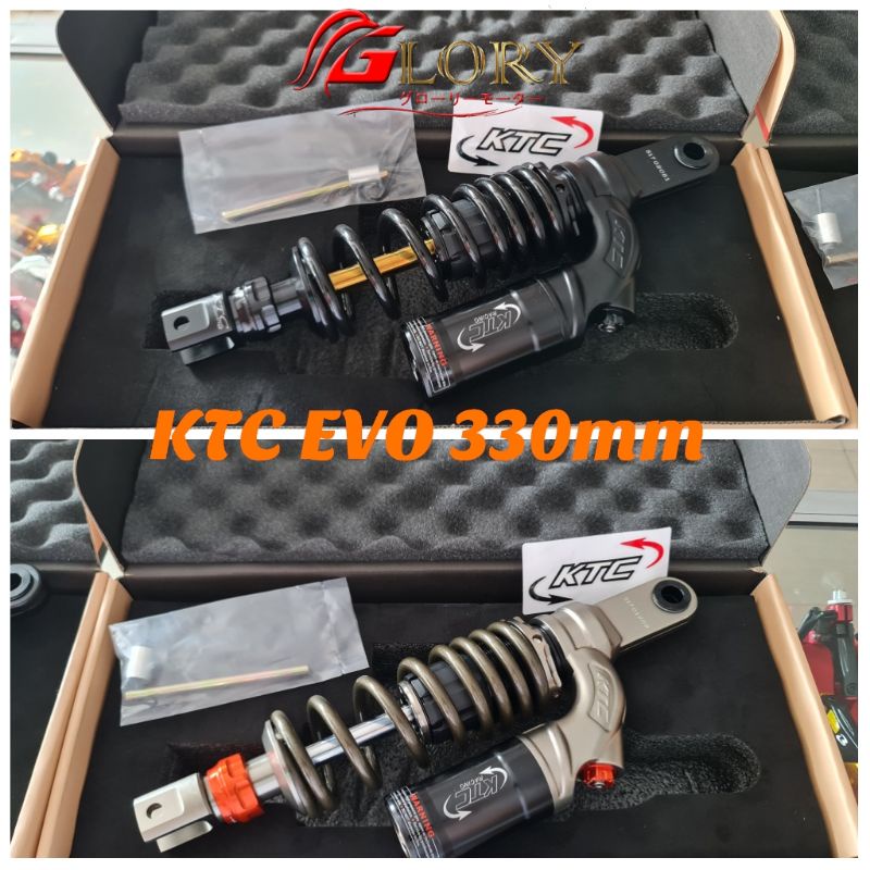 Shock Tabung KTC EVO 330mm click Vario double Click rebound & compression