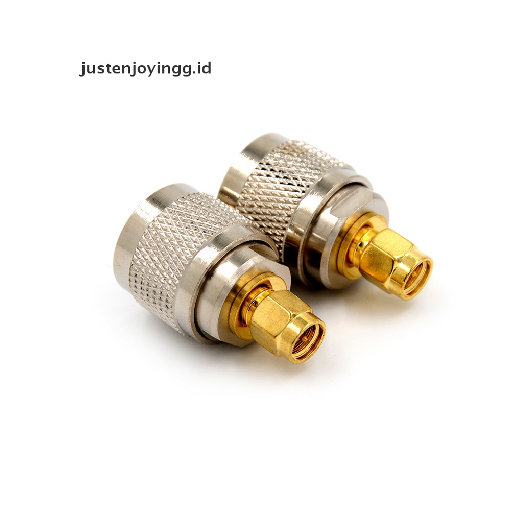 Adapter Konektor Coaxial RF Tipe N Male Plug Ke SMA Male