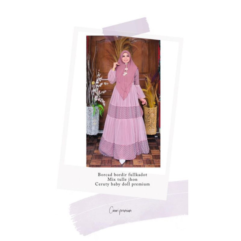 CINARI SYARI POLKADOT PREMIUM BY OHC