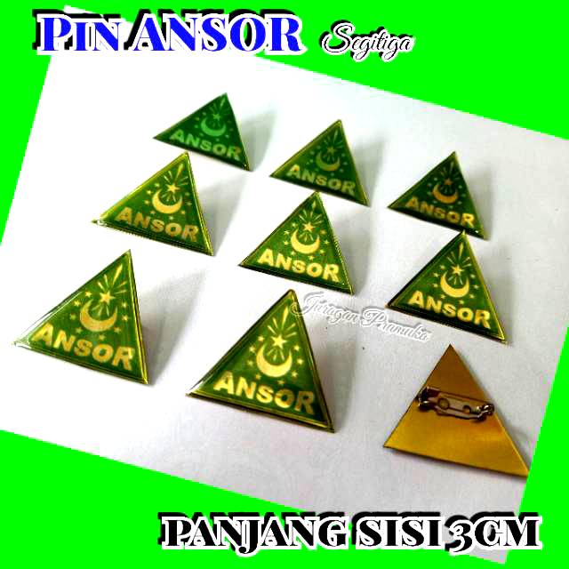 Pin ANSOR SEGITIGA 3CM ( NU )