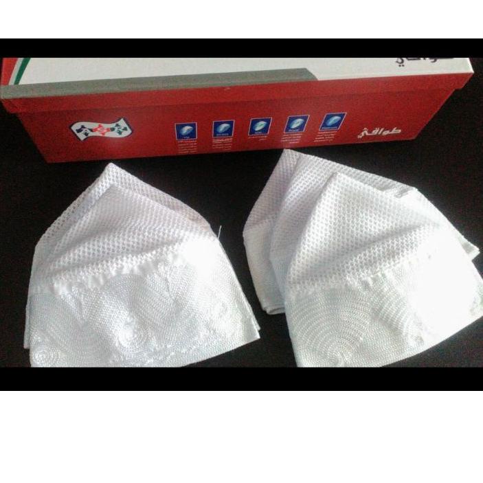 ♢ Peci Rajut MADINAH merk ALANSHAR [Import Saudi] semodel dengan peci ikaf ☃