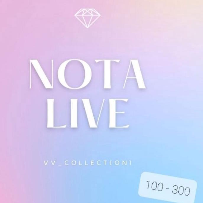 

✈ NOTA LIVE 100-200 (600g) ✶