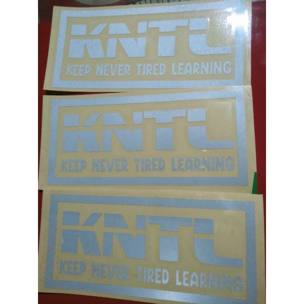 KN TL cutting sticker custom kata2 lucu unik stiker kata2 saru