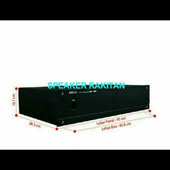 Box Bell MK200 MK-200 / Box power amplifier Bell Mk-200