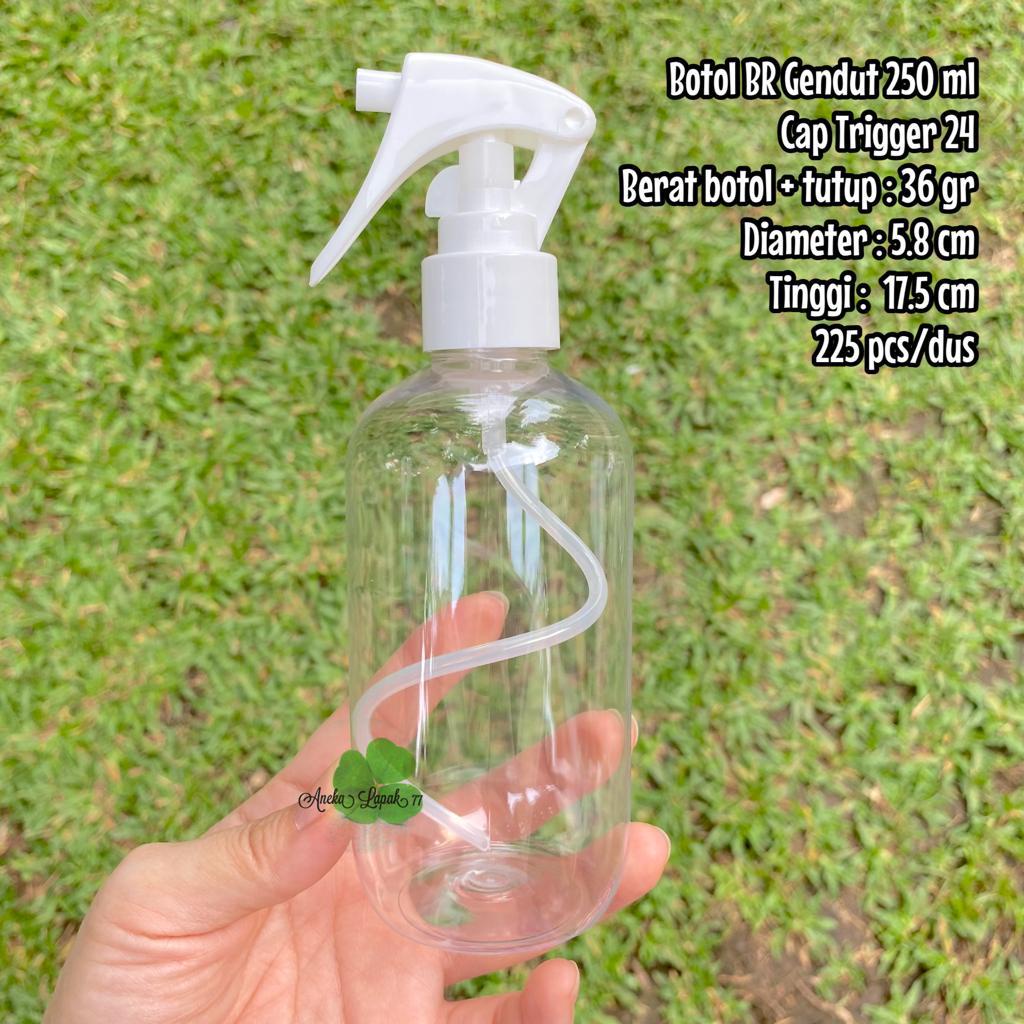 Botol TRIGGER BR Gendut 250 ml botol kemasan kosmetik 250 ml unik