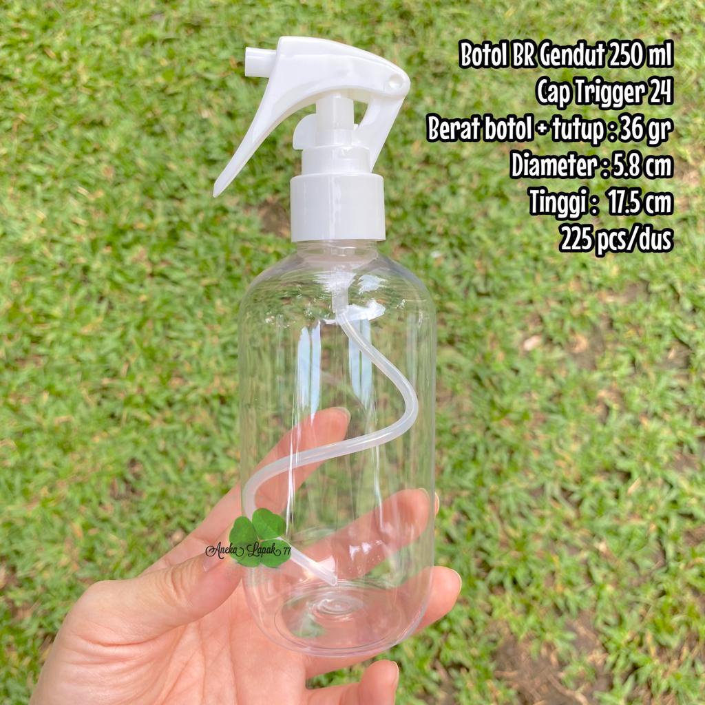 Botol TRIGGER BR Gendut 250 ml botol kemasan kosmetik 250 ml unik