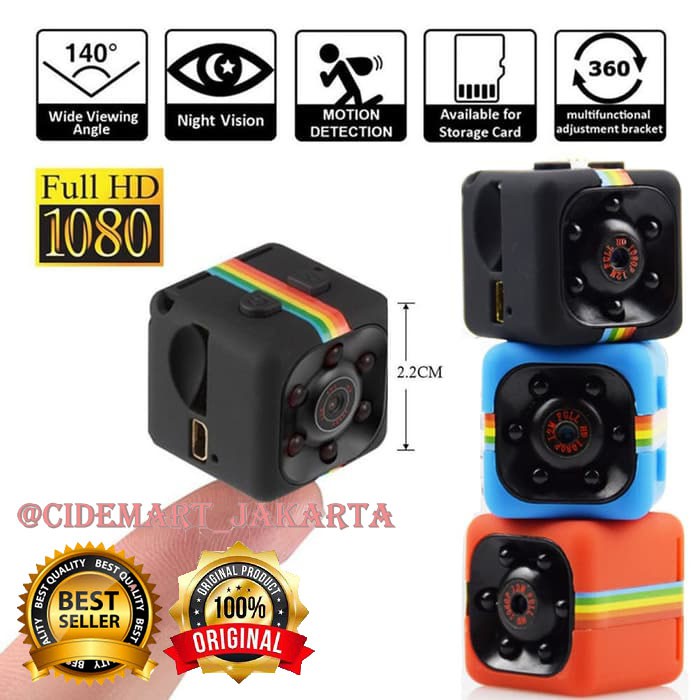 [ORIGINAL] CAMERA MINI SPY CAMERA PENGINTAI MINI DV SQ8 / CAMERA SQ11 FULL 1080HD