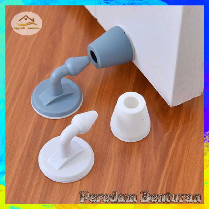 Penahan Pintu Rumah Pengganjal Jendela Peredam Suara Benturan Door Stoper Plug Tempel