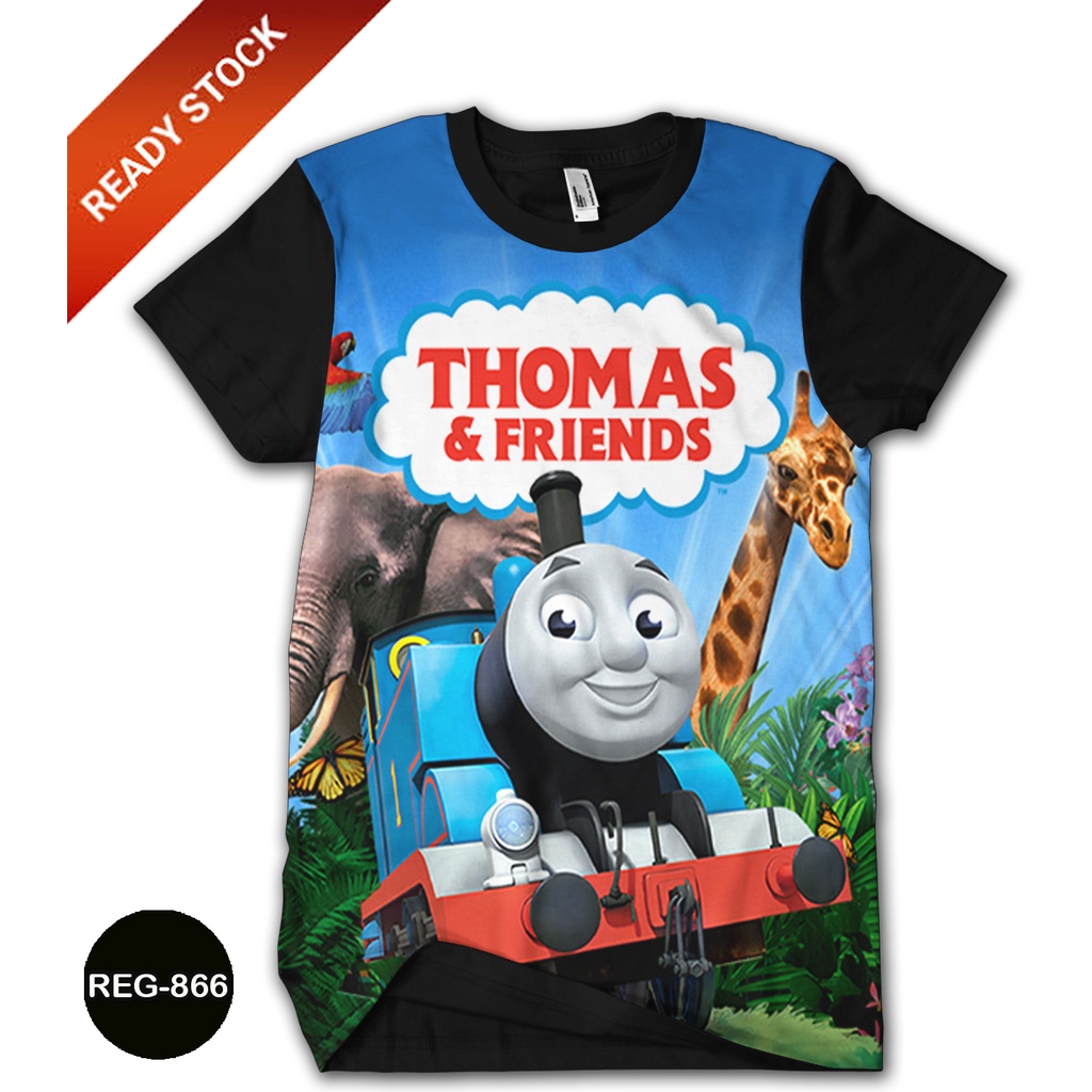 Baju Thomas and Friends 3D Kaos Anak Thomas Kartun Animasi #REG-867