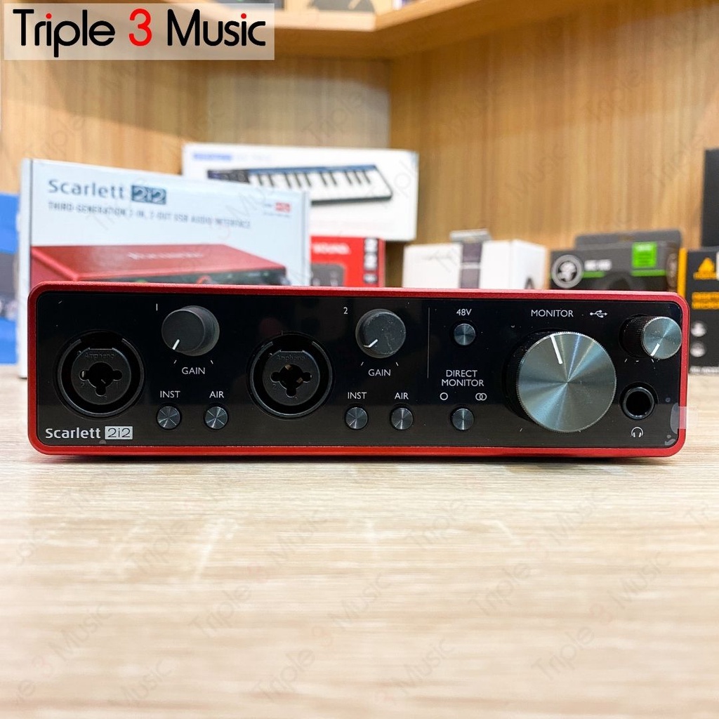 Focusrite Scarlett 2i2 3rd Gen ORIGINAL Garansi Soundcard Recording