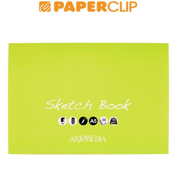 

Hemat Sketchbook Artemedia Sb2-515030 A5 150 Gsm Green 30 Sheet Terlaris