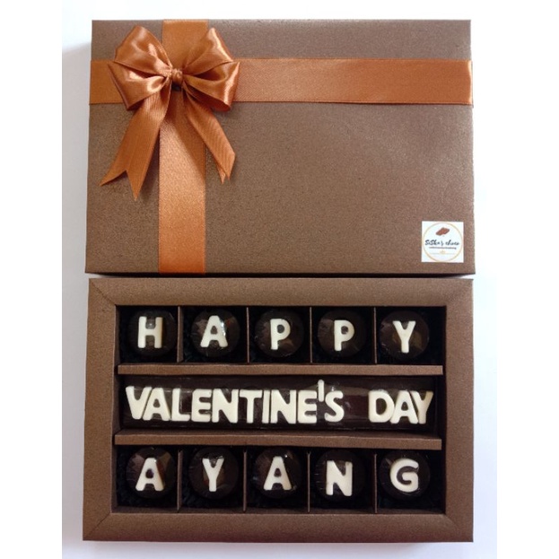 

Coklat Praline Box Custom (free packing)