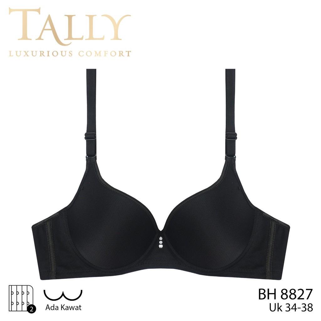 BH BRA 8827 TALLY - BRA KAWATS PORI BUSA TIPIS CUP B KAIT 2 BRA HARIAN SIZE 34 36 38 - BH TERLARIS - ARA98STORE