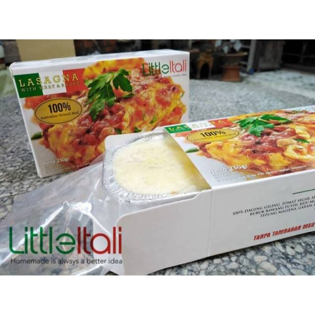 

Lasagna with meat n sauce by little itali