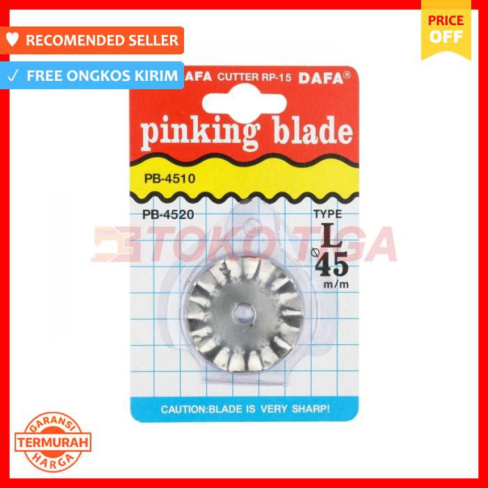 

Pinking Blade Refill Rotary 45Mm - Alat Pemotong Kertas - Cutter
